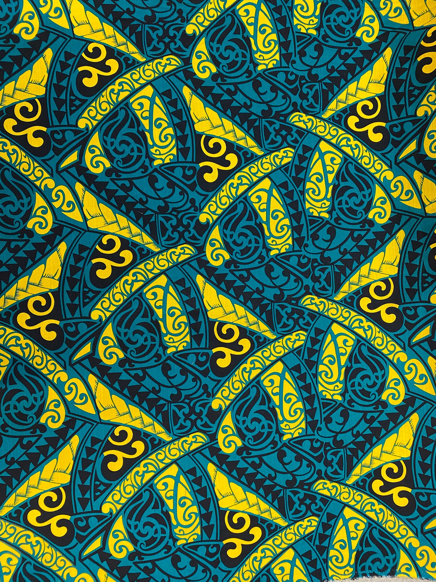 Polynesian Fabric -Tapa Fabric, New Design, Tribal, Samoan, Fiji, Island Fabric - Sold by the Yard -100% Cotton Lt Bark Cloth -Doby Cotton | Gtex Fabrics