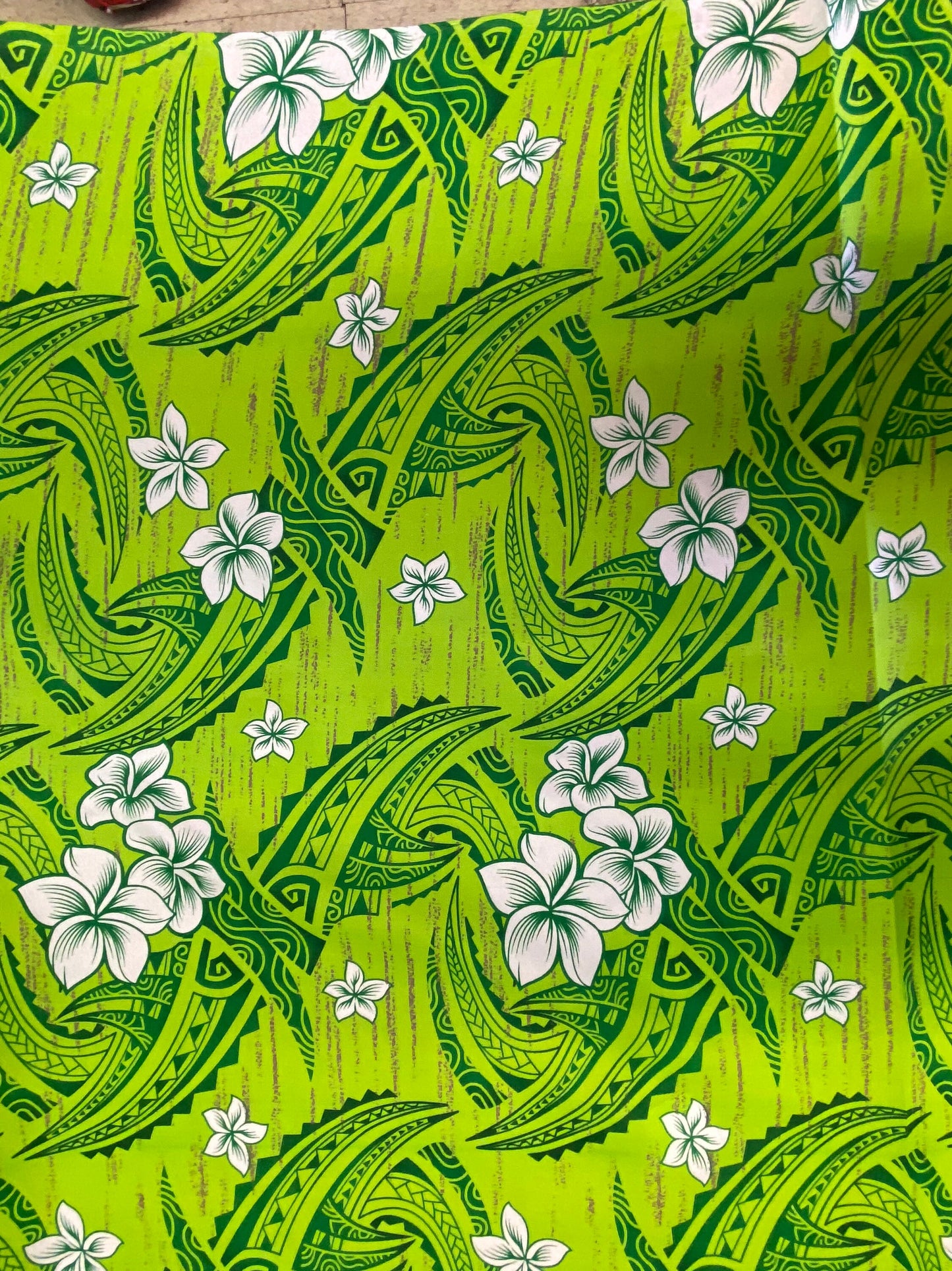 Polynesian Elegance: 36" Polyester Fabric with Poly Cotton Feel– Hawaiian and Floral Fusion- Made In Thailand - Low Price - Roll Wholesale | Gtex Fabrics