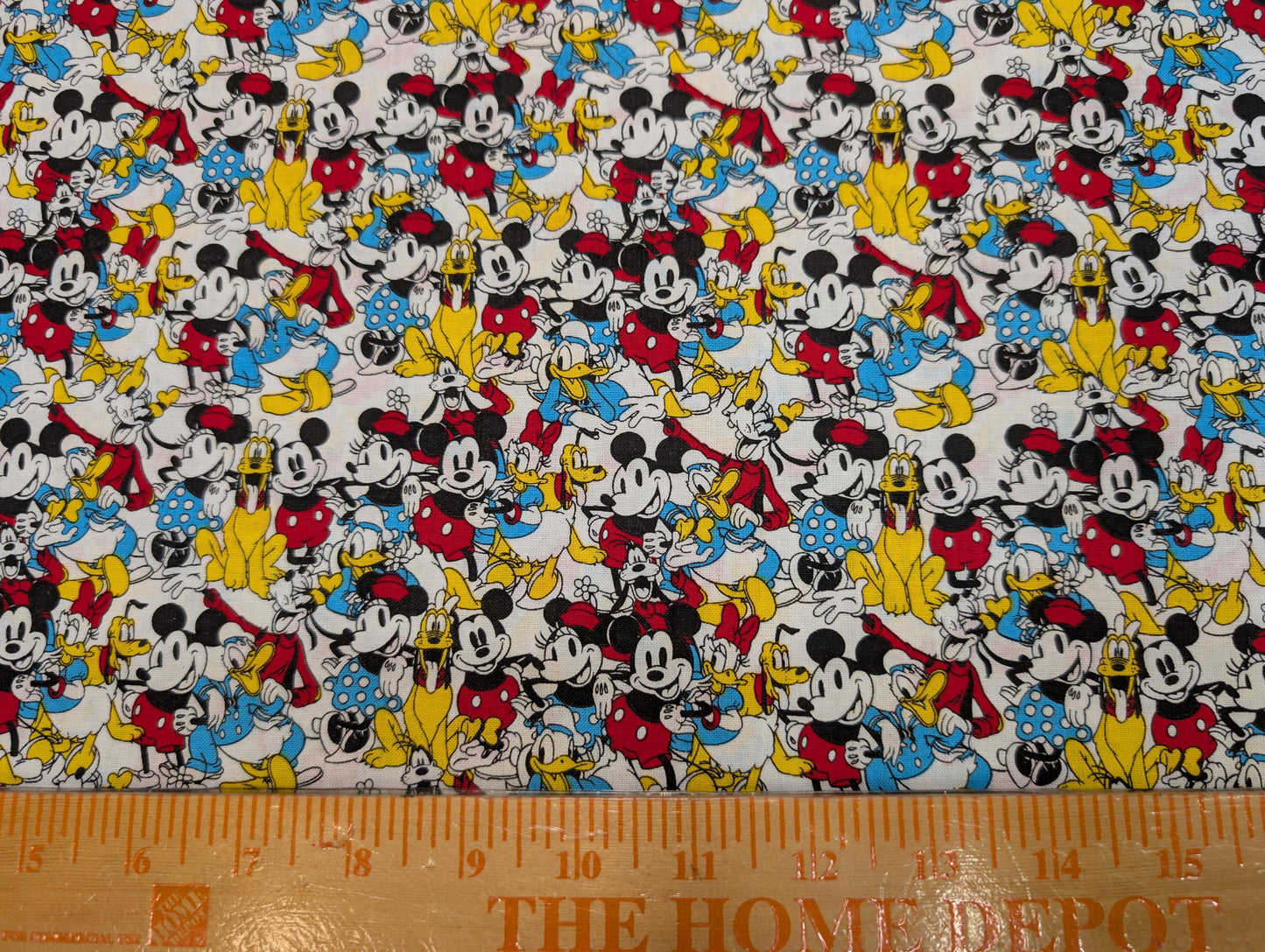 Disney Mickey Mouse & Friends Sensational 6 Snapshot - 100% Cotton-Licensed HD Print By The Yard or Select Length | Gtex Fabrics