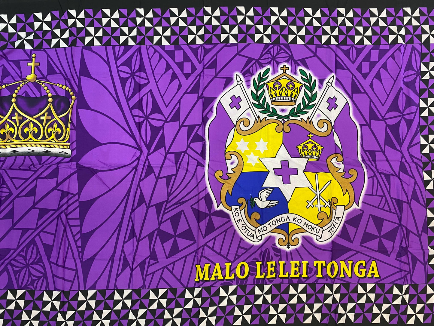 High-Quality Soft Lightweight Seal of Tonga Ei Lava Lava Sarong Pareo Wrap – Made in India – Perfect for Any Occasion -Large 70" x 44" | Gtex Fabrics