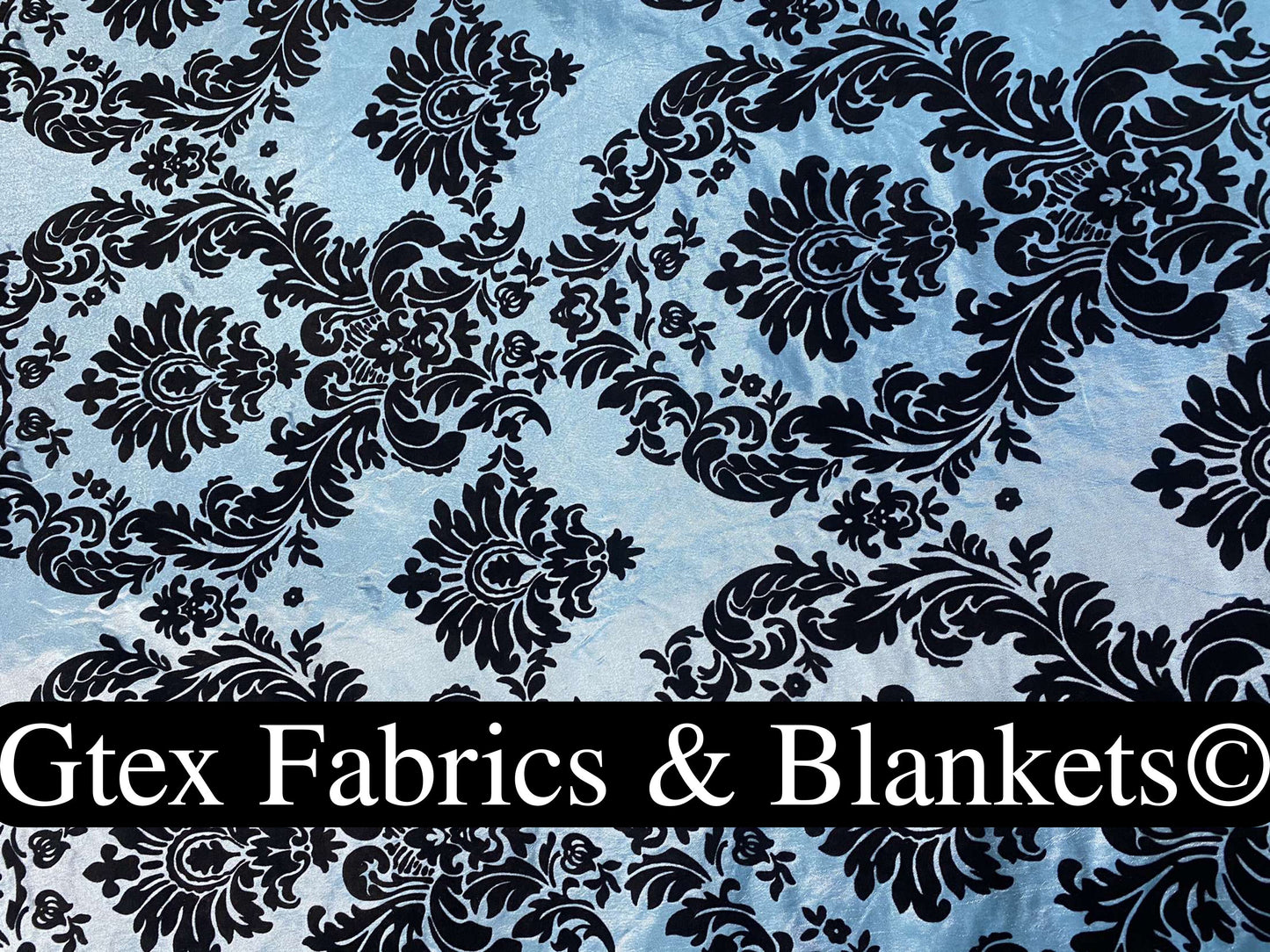 Royal Victorian Gothic Damask Taffeta Flocked Fabric for Dresses, Home Decor, Apparel, Curtains, ETC by the Yard (58") Soft Textured Damask