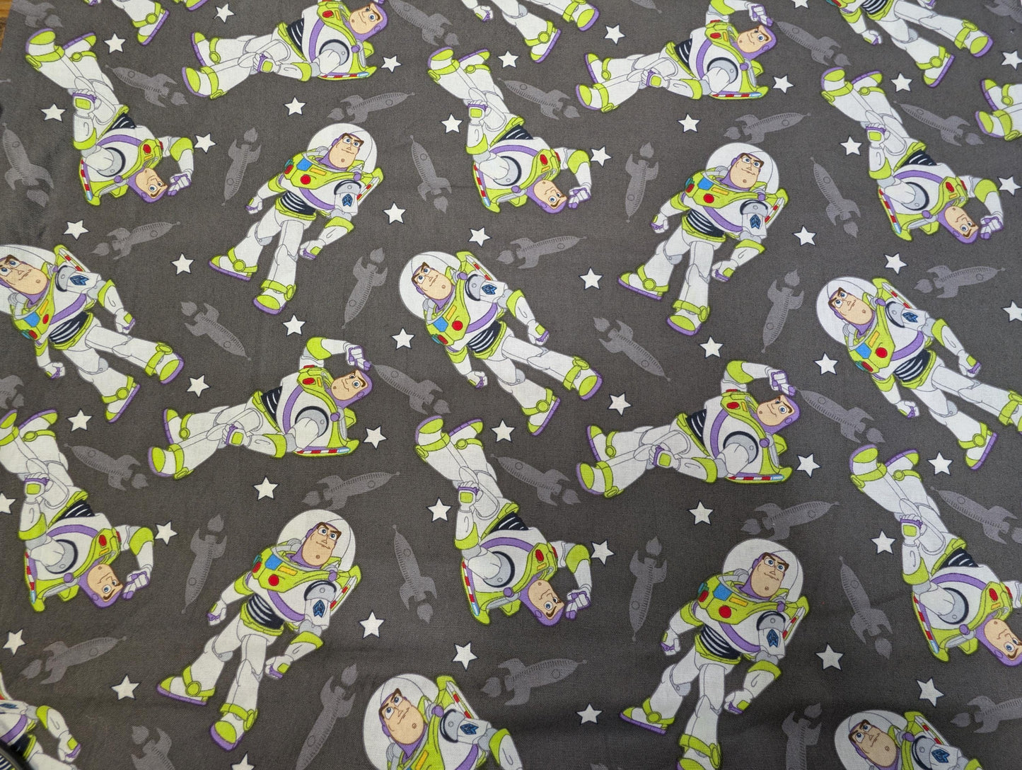 DISNEY TOY STORY Buzz Lightyear Toss 100% Cotton Disney Fabric High Quality | Gtex Fabrics