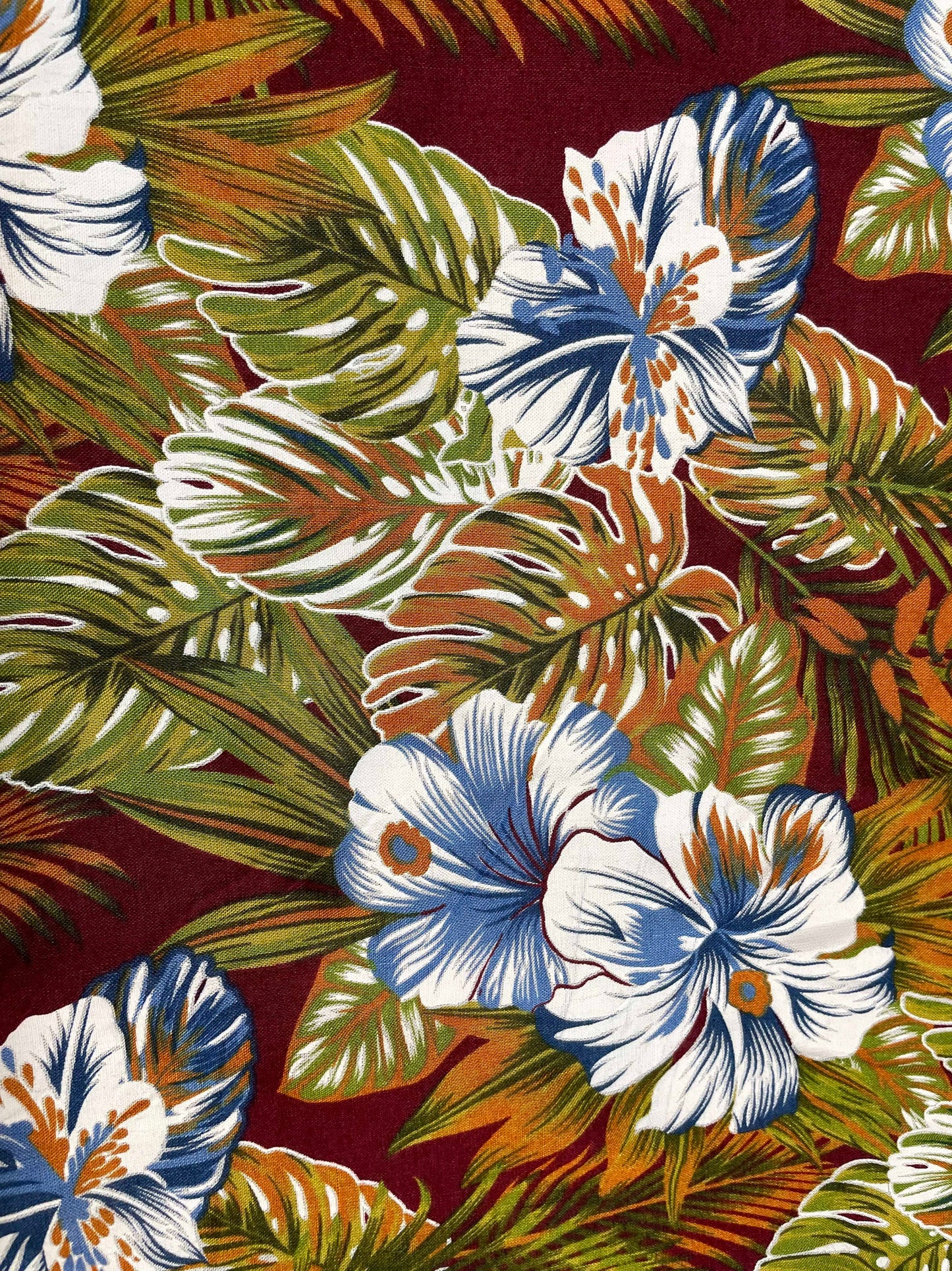 Polynesian Tapa Fabric - Tribal Hawaiian Cute and Unique Fabric Design - Sold by the Yard - Luxury Rayon Quality 45" | Gtex Fabrics