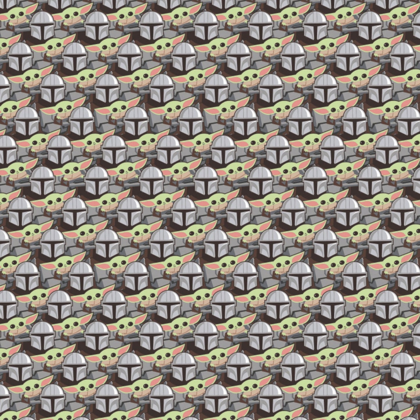 Disney Star Wars - Mandalorian The Child Baby YODA Toss 100% Quilting Cotton Fabric by The Yard | Gtex Fabrics