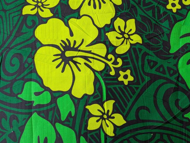 Roll, Bolt – Polynesian Elegance: 36″ Polyester Fabric with Poly Cotton Feel– Tropical and Floral Fusion- Made In Thailand – Wholesale Price | Gtex Fabrics