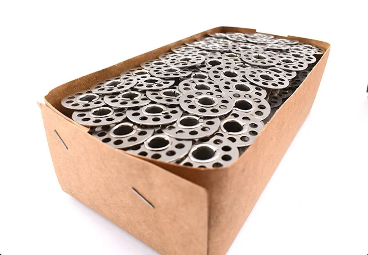 10pk Metal Bobbins - Sewing Machine Iron Bobbin Spools -High Quality- Bobbins for Brother, Singer, & Other Sewing Machine Acessories Supply | Gtex Fabrics