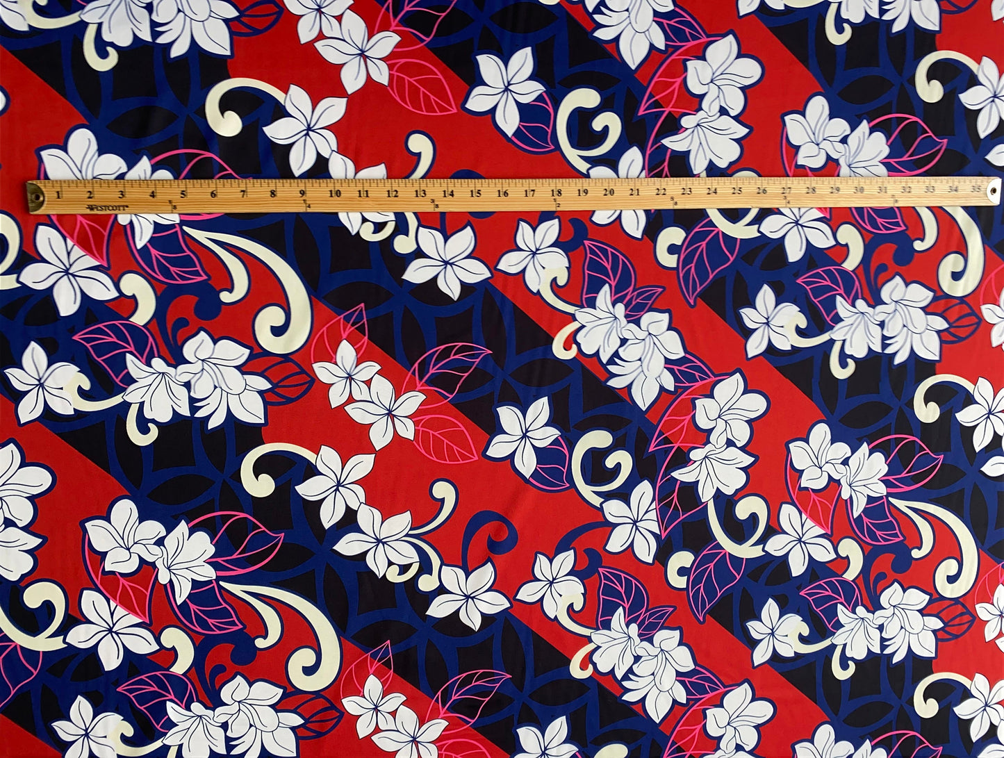 Hawaiian Tropical Hibiscus Polynesian Fabric - Peach Skin Fabric- by the Yard 58" Wide - New Design - Island Fabric 101 | Gtex Fabrics