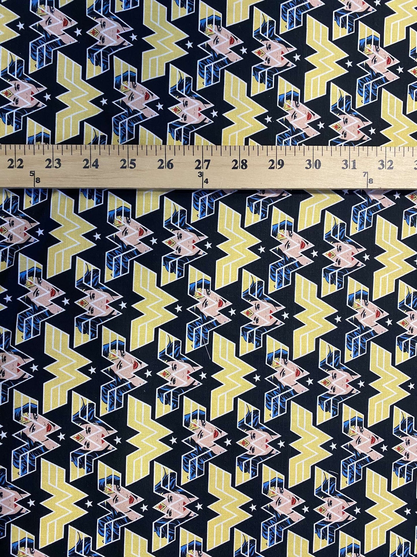 DC Comics Wonder Woman '84 Face Crop Toss 100% Cotton Fabric | Gtex Fabrics