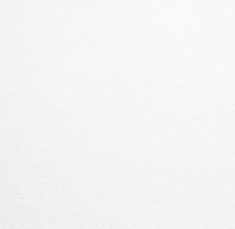 White Cotton Fabric by the Yard – 100% Cotton Solid Quilting Fabric, 44” Wide, Soft Sewing Material | Gtex Fabrics