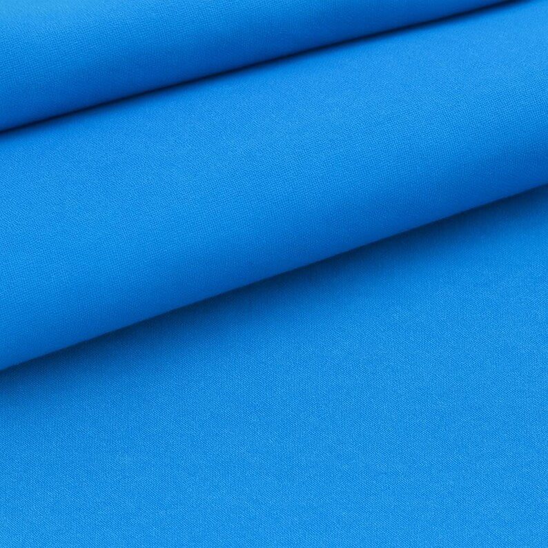 Turquoise Tiffany Blue Cotton Fabric by the Yard – 100% Cotton Solid Quilting Fabric, 44” Wide, Soft Sewing Material | G-tex Fabrics