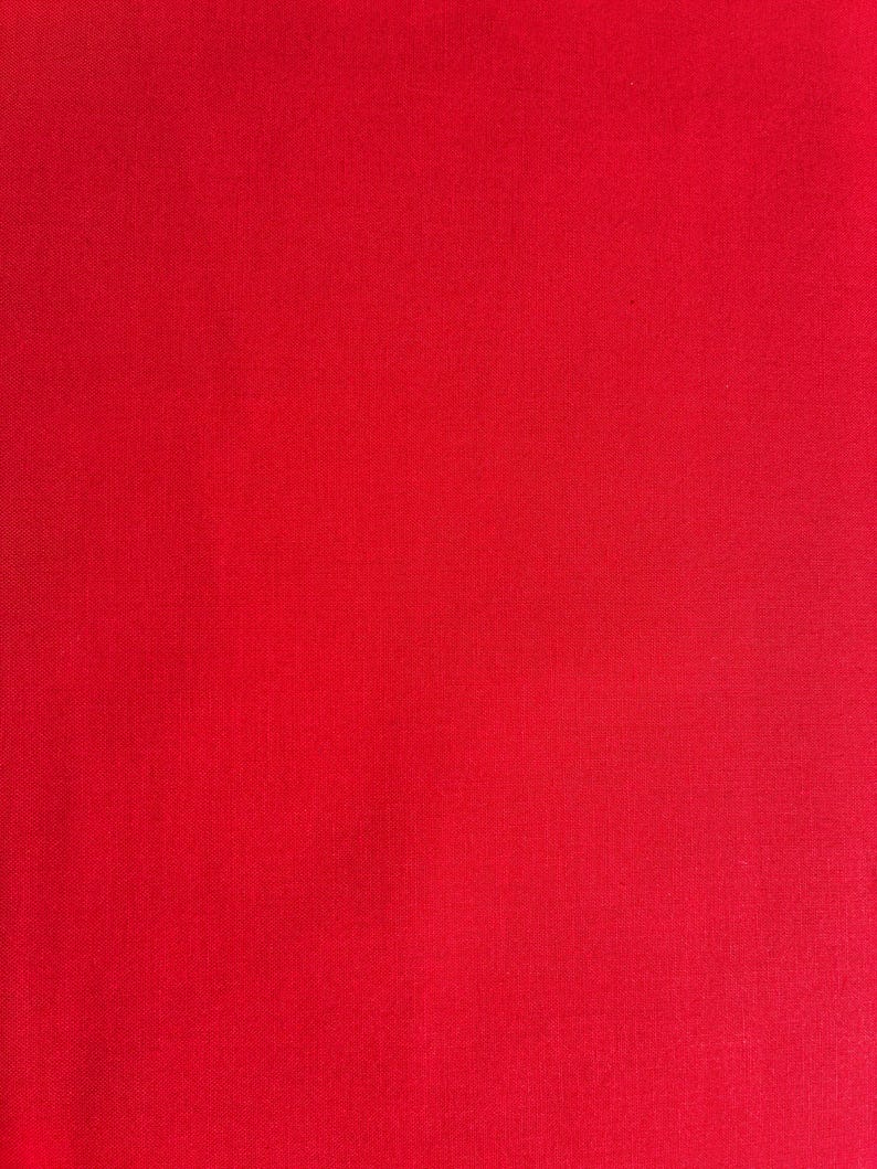 Red Cotton Fabric by the Yard – 100% Cotton Solid Quilting Fabric, 44” Wide, Soft Sewing Material | G-tex Fabrics
