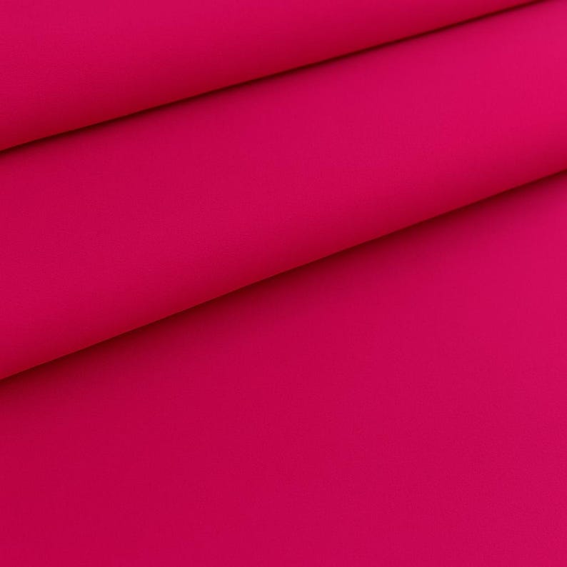 Fuchsia Pink Cotton Fabric by the Yard – 100% Cotton Solid Quilting Fabric, 44” Wide, Soft Sewing Material | G-tex Fabrics