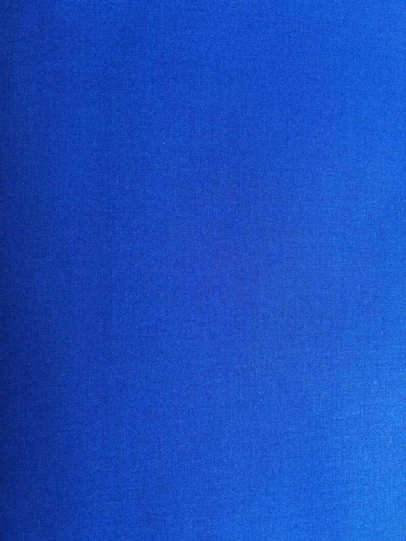 Royal Blue Cotton Fabric by the Yard – 100% Cotton Solid Quilting Fabric, 44” Wide, Soft Sewing Material | G-tex Fabrics