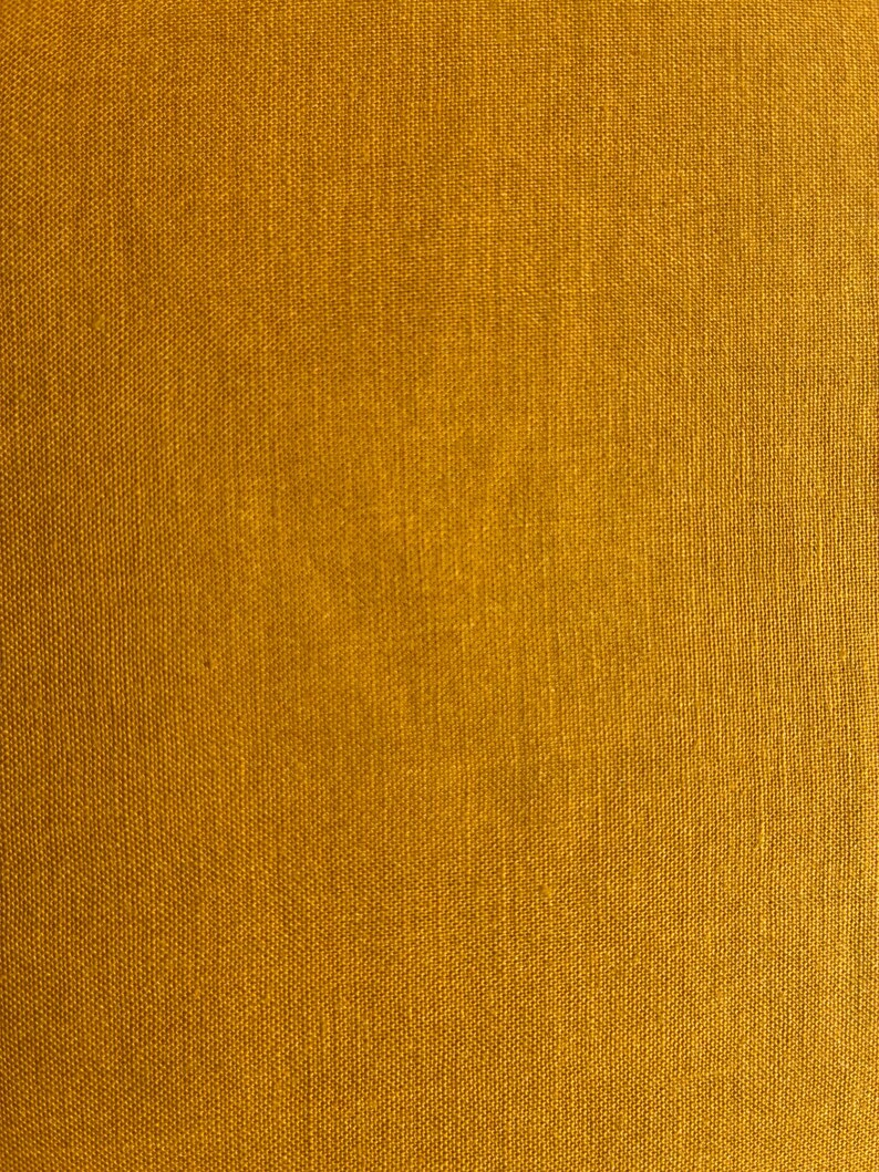 Mustard Gold Cotton Fabric by the Yard – 100% Cotton Solid Quilting Fabric, 44” Wide, Soft Sewing Material | G-tex Fabrics