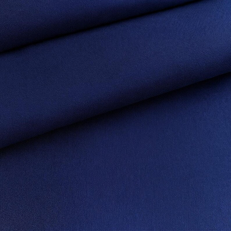 Navy Blue Cotton Fabric by the Yard – 100% Cotton Solid Quilting Fabric, 44” Wide, Soft Sewing Material | G-tex Fabrics