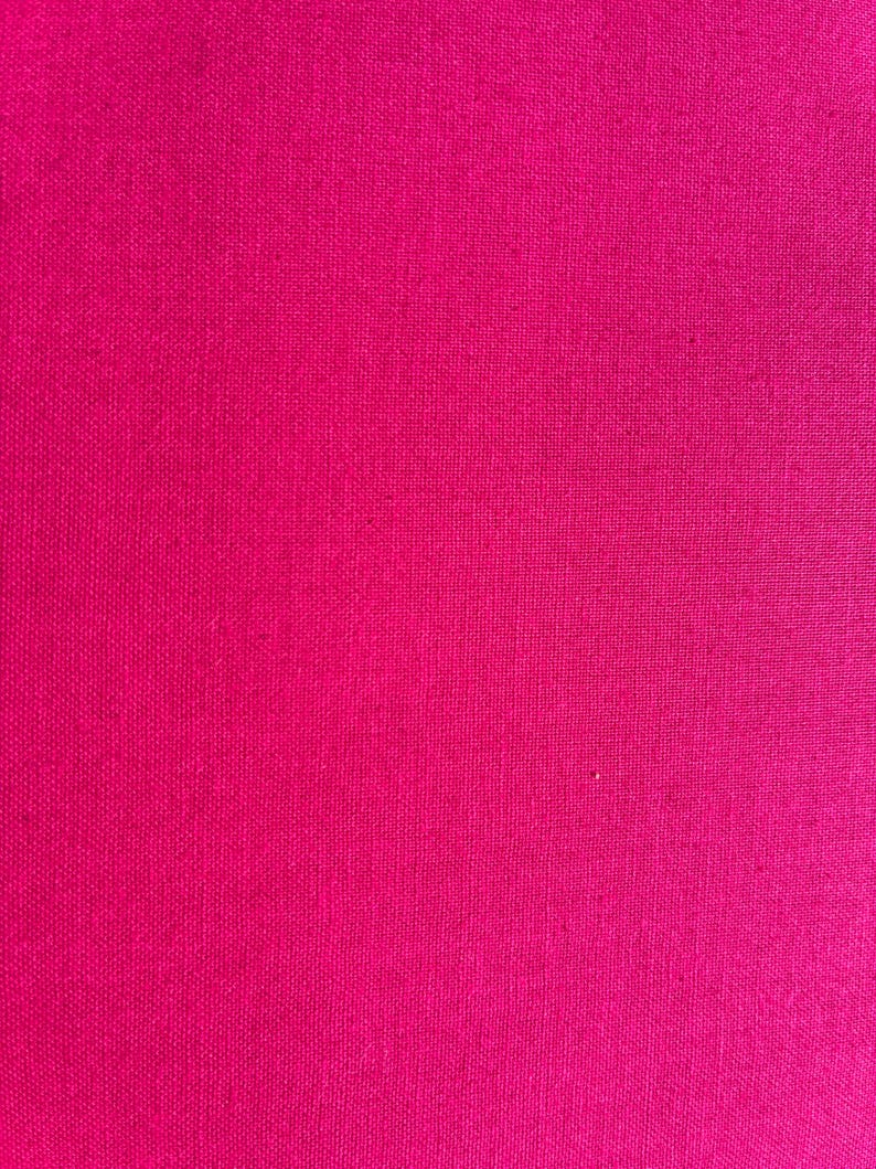 Fuchsia Pink Cotton Fabric by the Yard – 100% Cotton Solid Quilting Fabric, 44” Wide, Soft Sewing Material | G-tex Fabrics