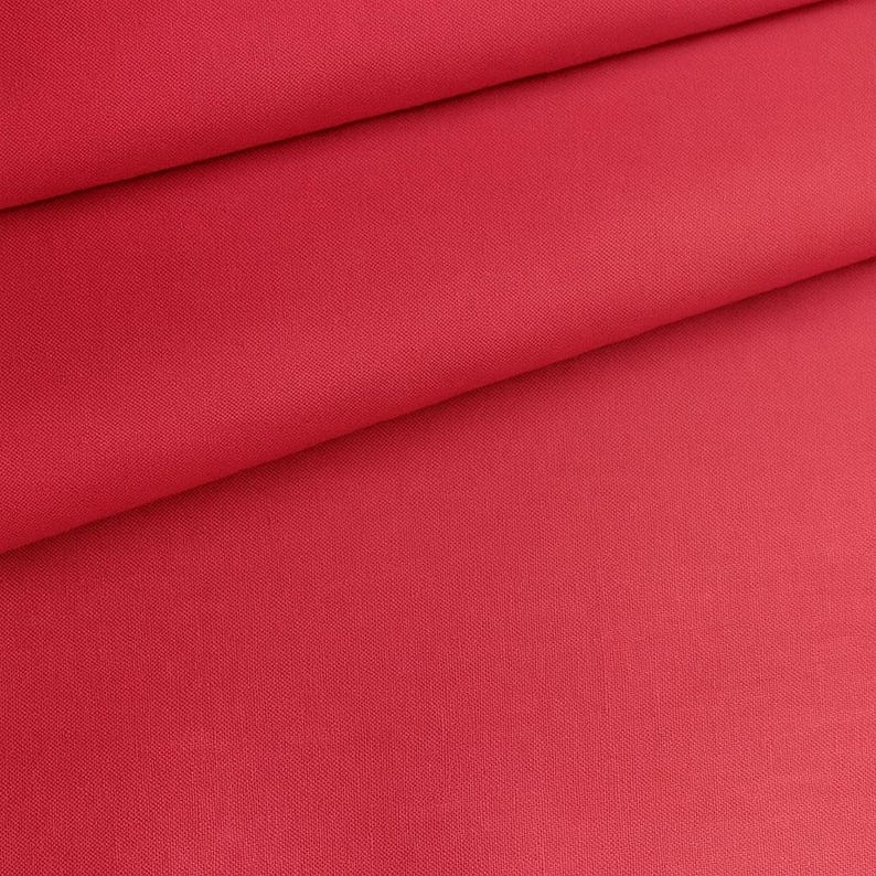 Coral Cotton Fabric by the Yard – 100% Cotton Solid Quilting Fabric, 44” Wide, Soft Sewing Material | G-tex Fabrics
