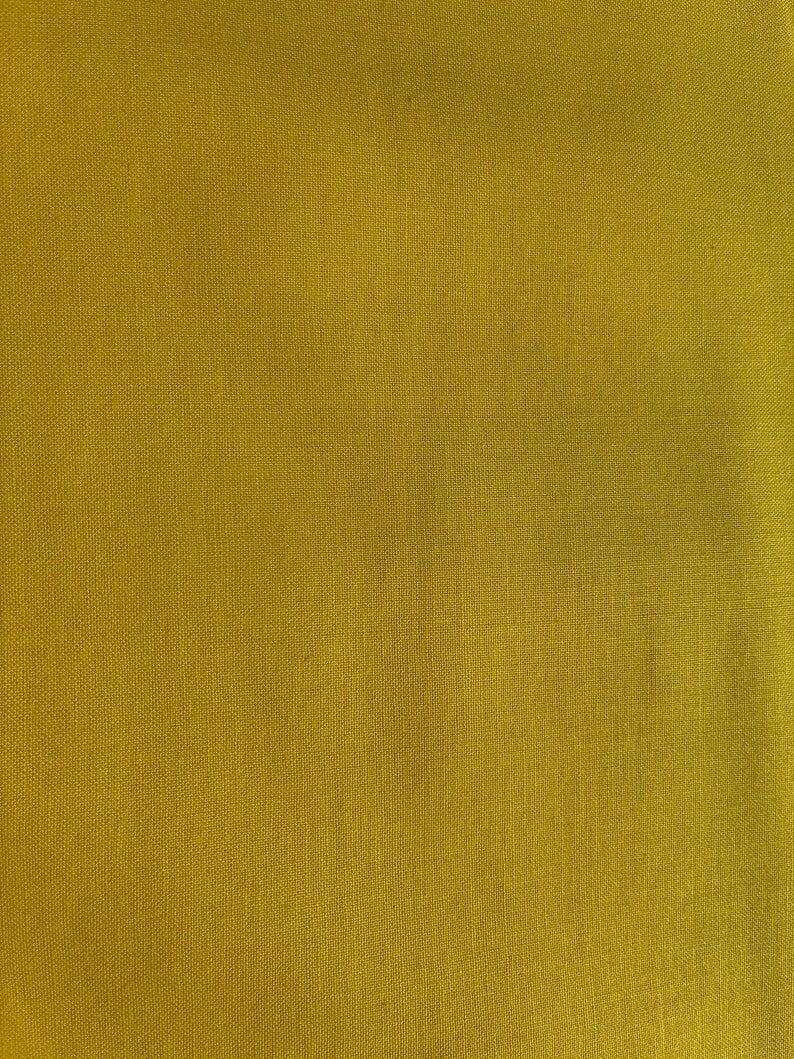 Yellow Cotton Fabric by the Yard – 100% Cotton Solid Quilting Fabric, 44” Wide, Soft Sewing Material | G-tex Fabrics