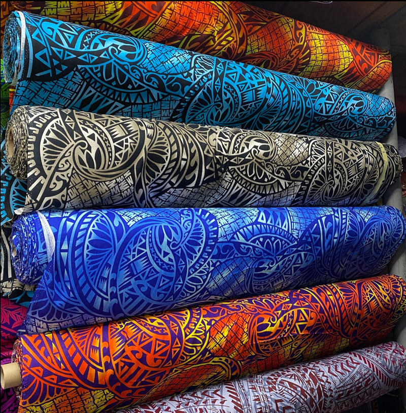 Polynesian Rayon Fabric