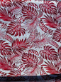 Gtex Collection- Polynesian Elegance: 36" Polyester Fabric with Poly Cotton Feel – Monstera Plant Design - Vibrant Colors - Wholesale Price | Gtex Fabrics
