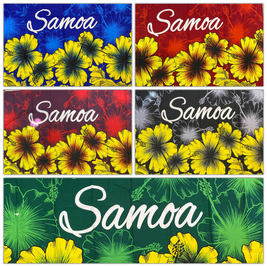 High-Quality Soft Lightweight Samoan Ei Lava Lava Sarong Pareo Wrap – Made in India – Perfect for Any Occasion -Large  70" x 44"  | Gtex Fabrics