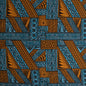 Traditional Tongan Geometric Design Peachskin Fabric | Islands Fabric