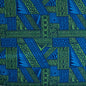 Traditional Tongan Geometric Design Peachskin Fabric | Islands Fabric