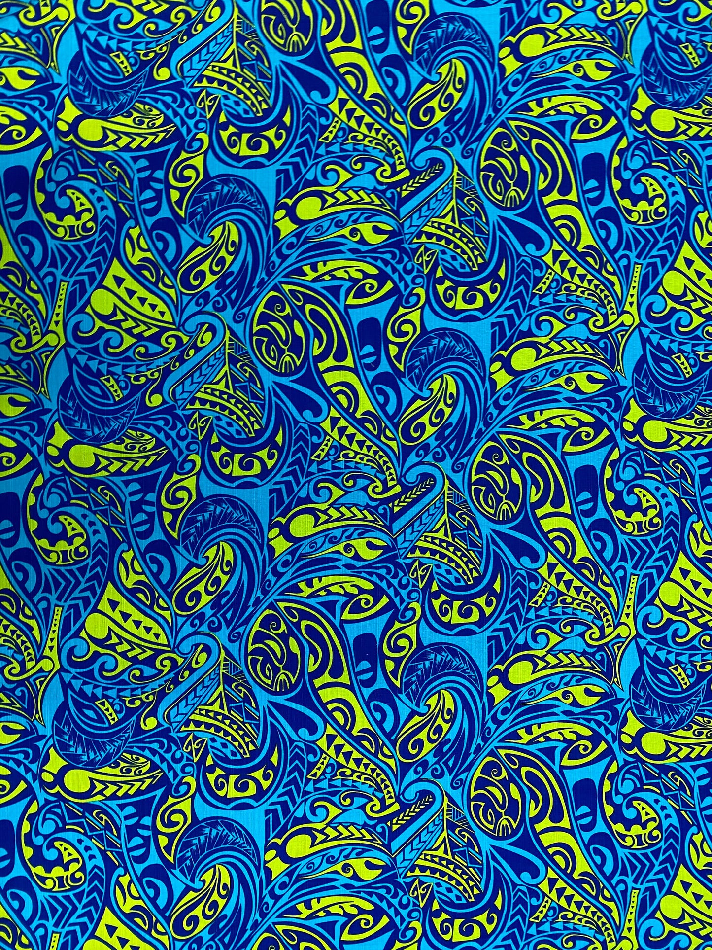 Polynesian Fabric -Tapa Fabric, New Design, Tribal, Samoan, Fiji, Island Fabric - Sold by the Yard -100% Cotton Lt Bark Cloth -Doby Cotton   | Gtex Fabrics