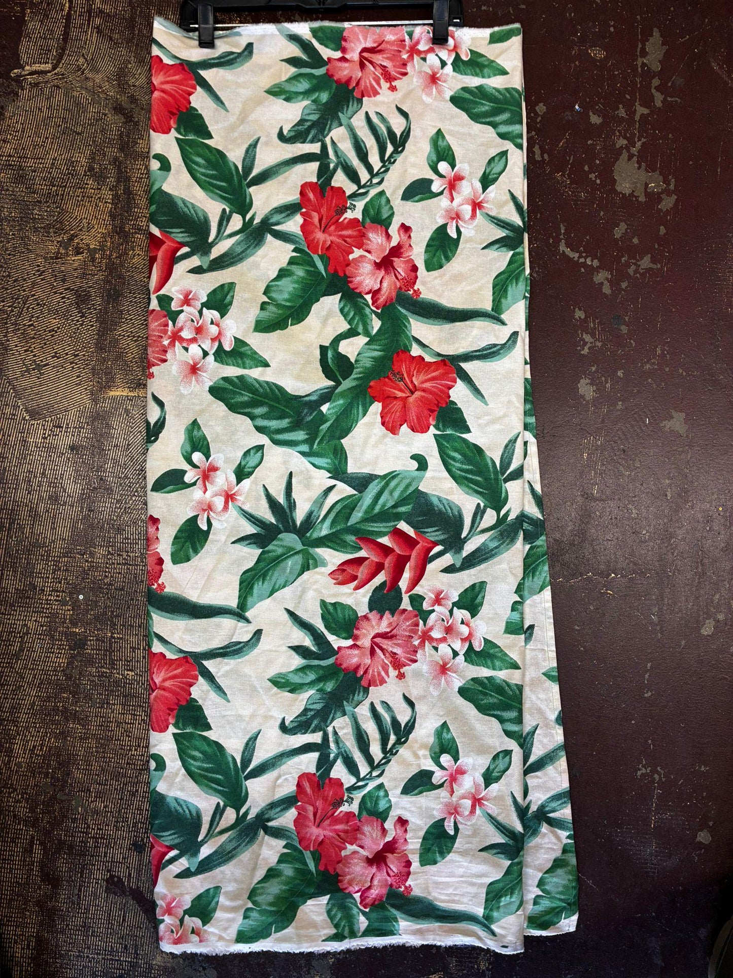 Tropical Beige Ei Lava Lava Sarong – Soft Poly Cotton | Handmade in USA | Unisex Wrap 70"x44" | Island Pareo for Any Occasion  | Gtex Fabrics