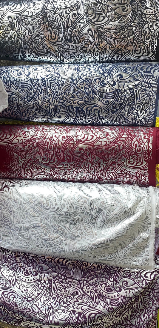 GTEX Collection- Exquisite Traditional Polynesian Samoan Tongan Hawaiian Tattoo Design  | Gtex Fabrics