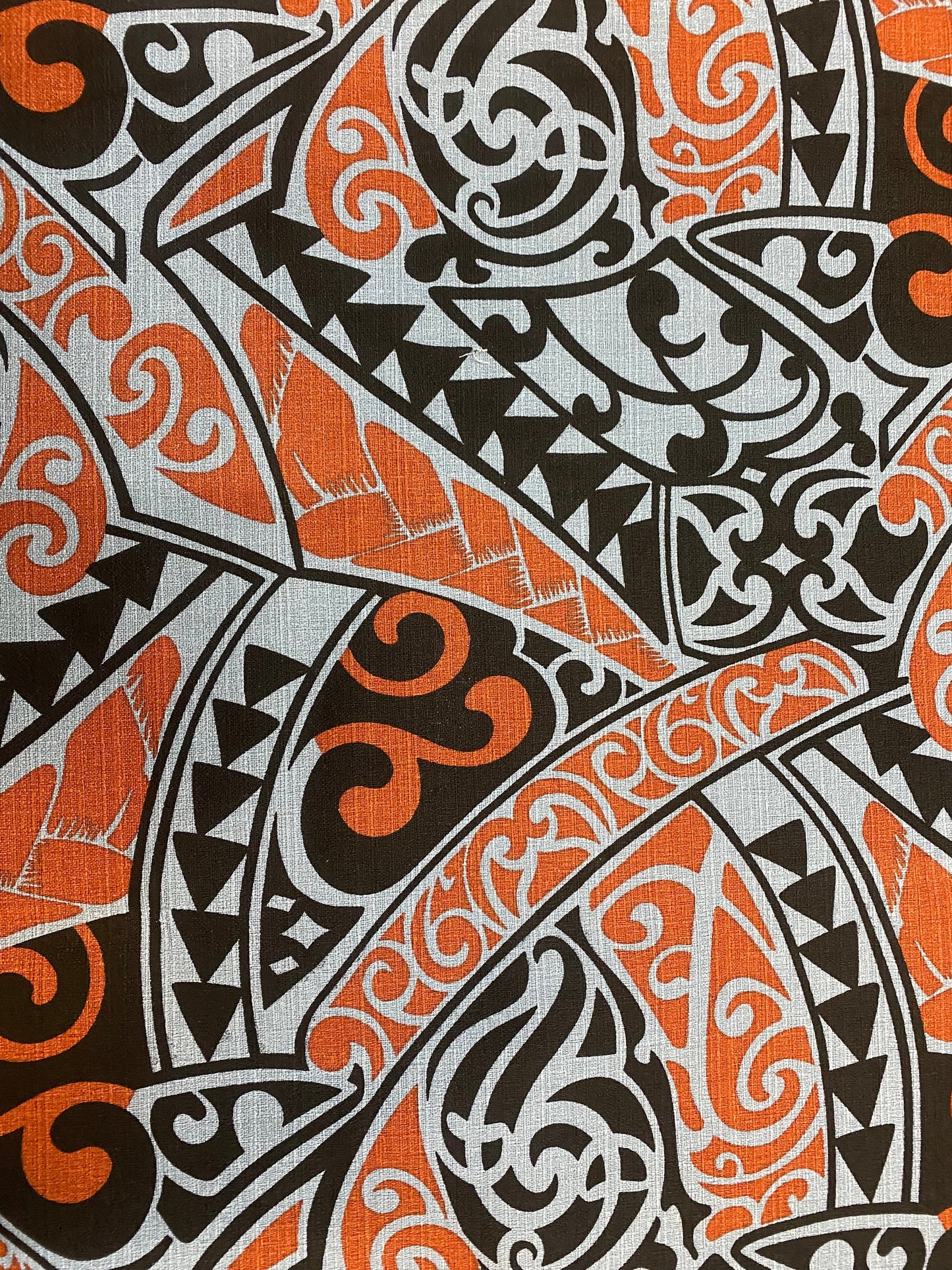 Polynesian Fabric -Tapa Fabric, New Design, Tribal, Samoan, Fiji, Island Fabric - Sold by the Yard -100% Cotton Lt Bark Cloth -Doby Cotton | Gtex Fabrics