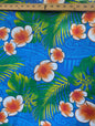 Premium Quality: Polynesian Elegance 36" Fabric – Tropical Floral Poly Cotton Blend – Vibrant Colors, Made in Thailand  | Gtex Fabrics