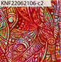 GTEX Collection KNF-06 - Polynesian Fabric -Abstract Tribal, Island Fabric - Sold by the Yard - FDY Peachskin Fabric 58" - New Design   | Gtex Fabrics