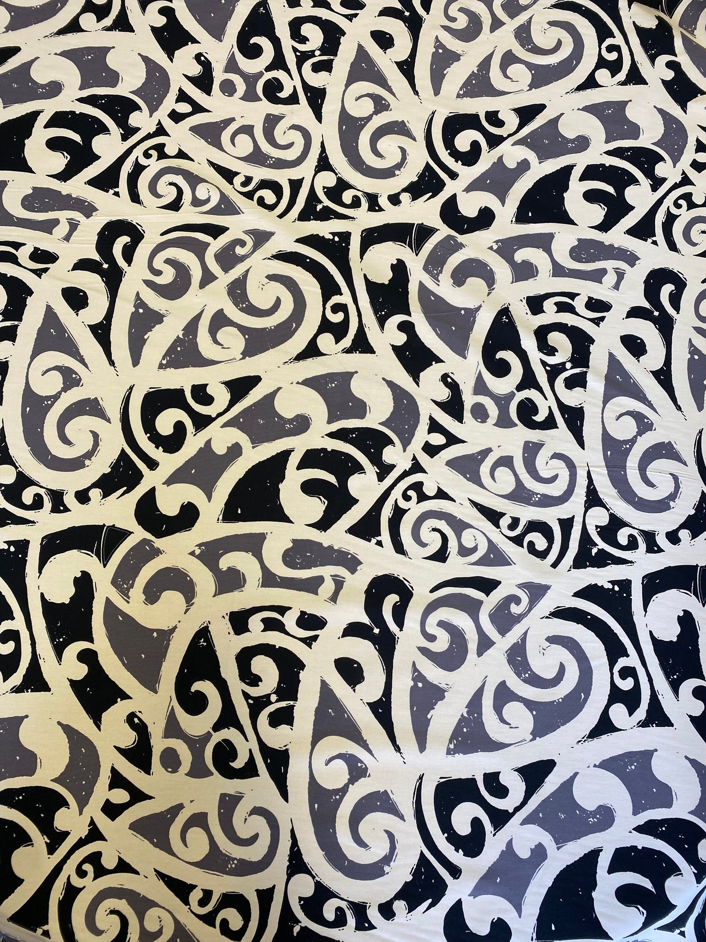 GTEX Collection - Island Print Tropical Hawaiian Tribal Polynesian Print 100% Cotton Fabric 45" Sold By The Yard  | Gtex Fabrics