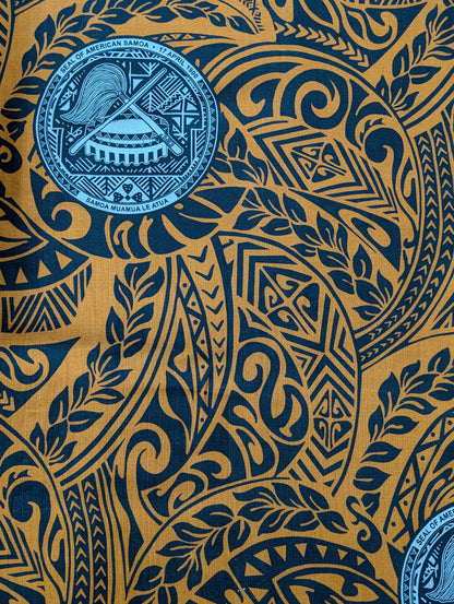 Polynesian Bark Cloth, 100% Cotton, High Quality Rich Colors -Samoa Tribal Fabric - New Design  | Gtex Fabrics