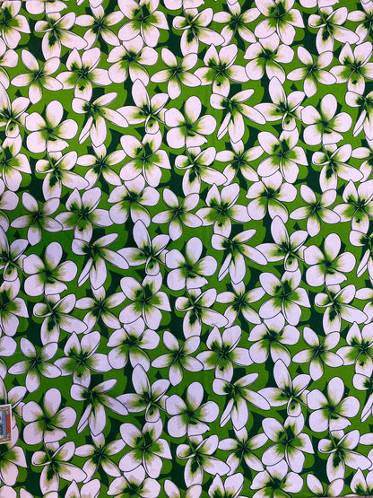 New Aloha Print - Tropical Floral Polynesian Hawaiian Fabric by The Yard or Roll 45" Wide | Gtex Fabrics