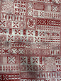 Polynesian Elegance: 36" Polyester Fabric with Poly Cotton Feel– Tribal and Floral Fusion  Tapa Block Print- Made In Thailand - Low Price 2  | Gtex Fabrics