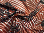 Island Tropical Tribal Polynesian Print Peach Skin Fabric 45" Sold By The Yard or Choose Length | Gtex Fabrics