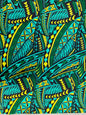 Polynesian Elegance: 36" Polyester Fabric with Poly Cotton Feel– Tribal and Floral Fusion  Tapa Block Print- Made In Thailand - By Roll  | Gtex Fabrics