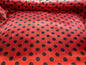 Polka Dot Tablecloth Drapery Apparel Fabric, Printed Charmeuse Satin 60" 100% Polyester Sold By The Yard | Gtex Fabrics