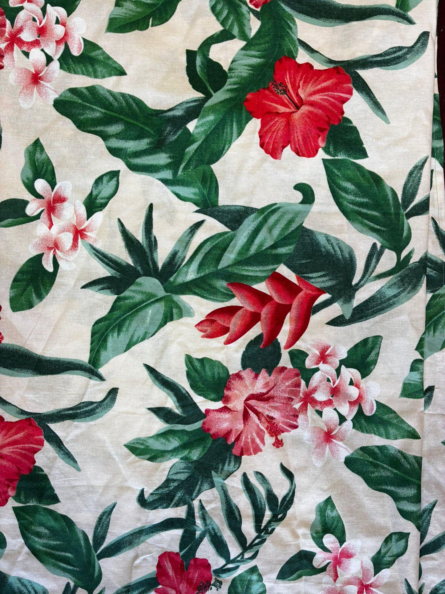 Tropical Beige Ei Lava Lava Sarong – Soft Poly Cotton | Handmade in USA | Unisex Wrap 70"x44" | Island Pareo for Any Occasion  | Gtex Fabrics
