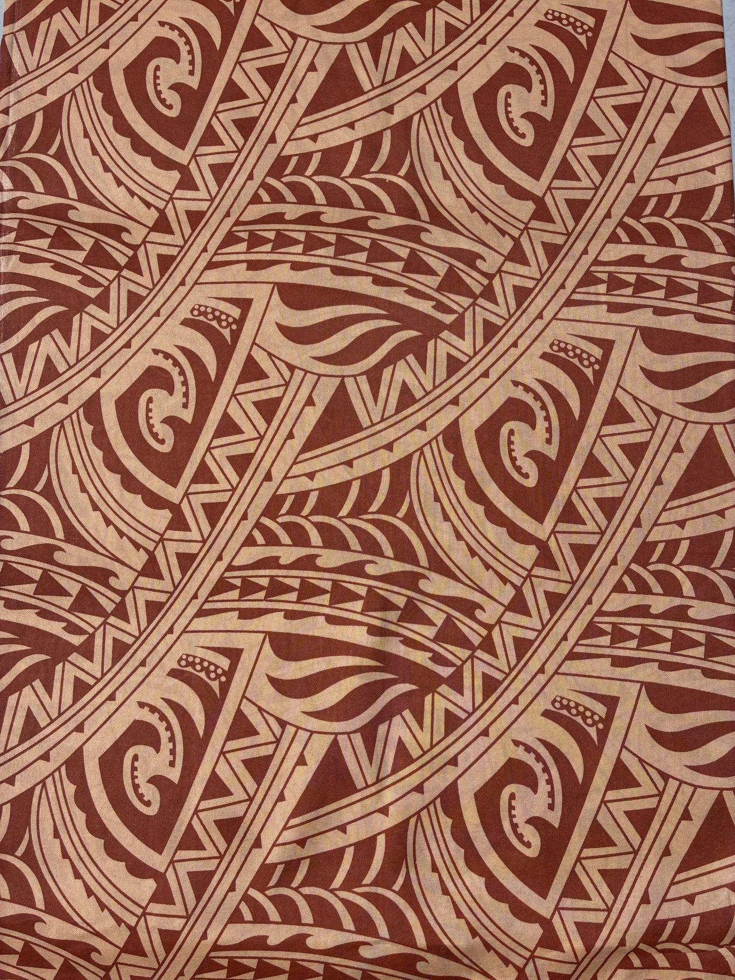 Roll, Bolt - Polynesian Elegance: 36" Polyester Fabric with Poly Cotton Feel– New Tribal Tattoo Design- Made In Thailand - Wholesale Price  | Gtex Fabrics