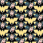 DC Comics Wonder Woman '84 Face Crop Toss 100% Cotton Fabric | Gtex Fabrics