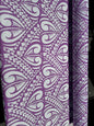 Polynesian Tribal Tattoo Heart Print – 45” Wide | Lightweight Soft Poly Cotton Fabric | Sold by Yard or Roll | Island Design | Wholesale  | Gtex Fabrics