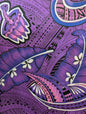 Premium Quality: Polynesian Elegance 36" Fabric – Tribal Tattoo Design, Poly Cotton Feel, Vibrant Colors, Made in Thailand | Gtex Fabrics
