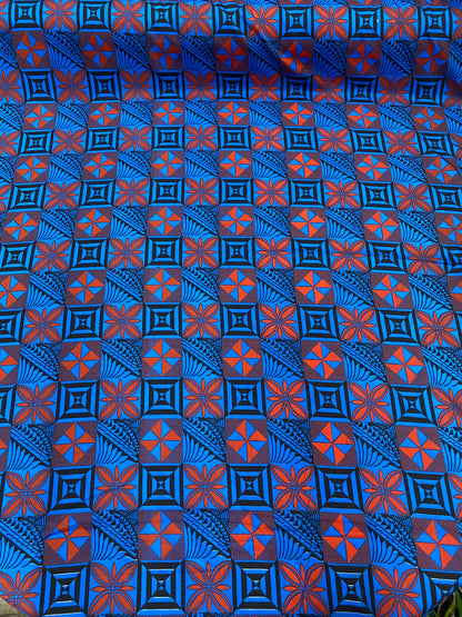 New Sarong, Pareo, Lava Lava, Beach Wrap - 72” x 45” Polynesian Block Print Design - Choose your color - Large Size with hemmed edgess | Gtex Fabrics