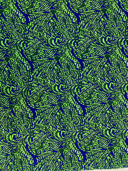 Polynesian Fabric -Tapa Fabric, Block Print, Tribal, Samoan, Fiji, Island Fabric - Sold by the Yard -100% Cotton Lt Bark Cloth -Doby Cotton   | Gtex Fabrics