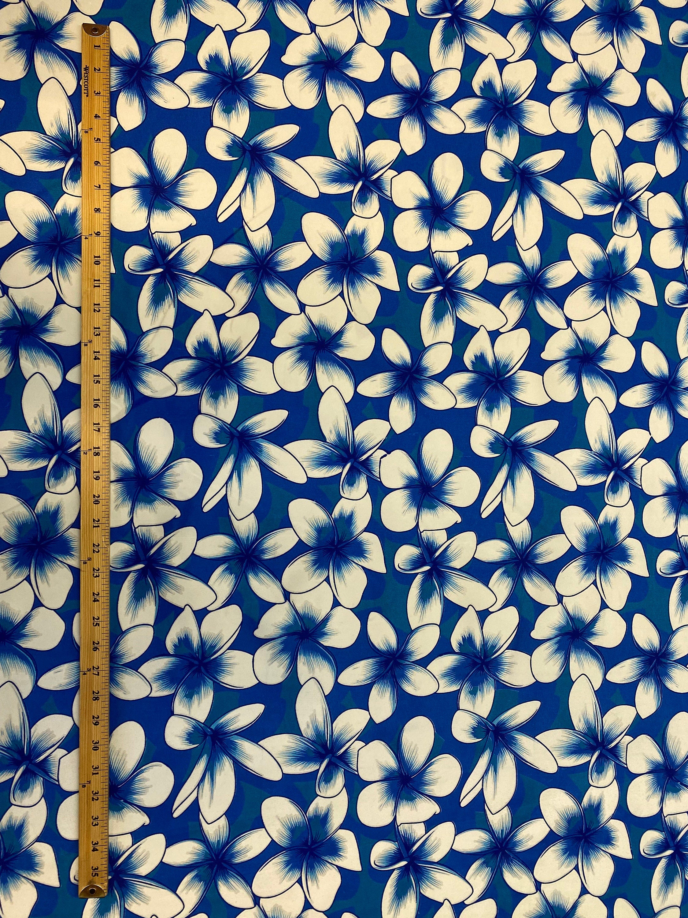 New Aloha Print - Tropical Floral Polynesian Hawaiian Fabric by