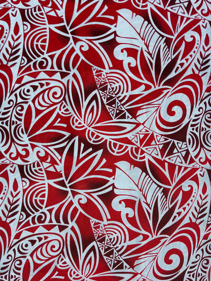 Tribal Collection- Polynesian Elegance: 36" Polyester Fabric with Poly Cotton Feel – Exquisite Design - Vibrant Colors - Wholesale Price  | Gtex Fabrics