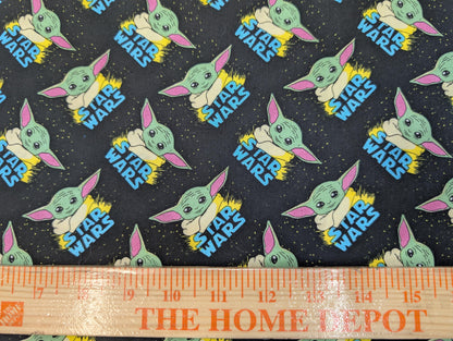 Disney Star Wars The Child Baby YODA Toss 100% Quilting Cotton Fabric by The Yard | Gtex Fabrics